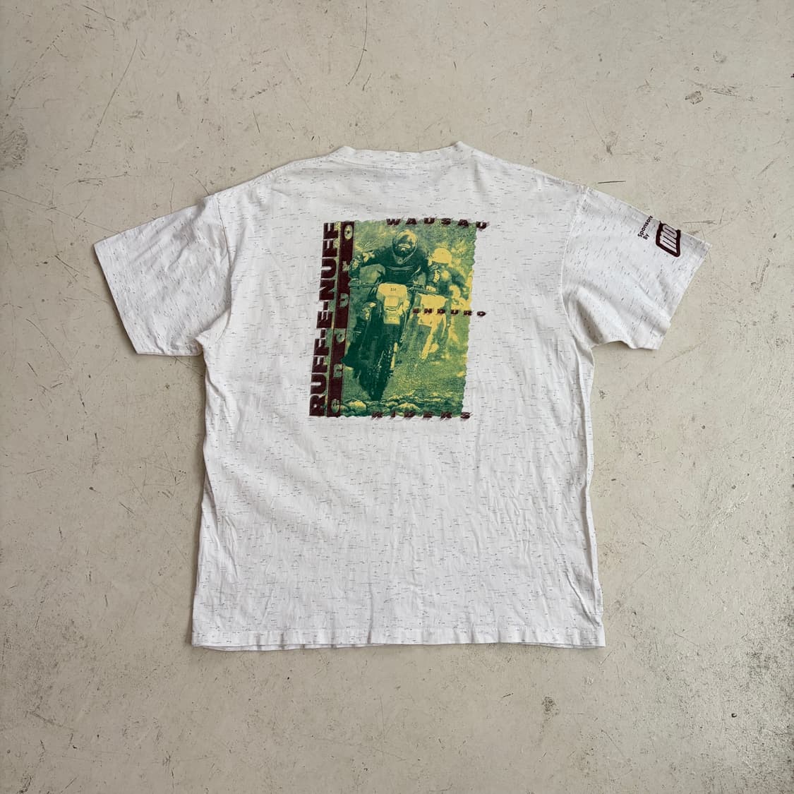 90s USA Ruff-E-Nuff Enduro 빈티지 반팔티 XL 상품이미지1