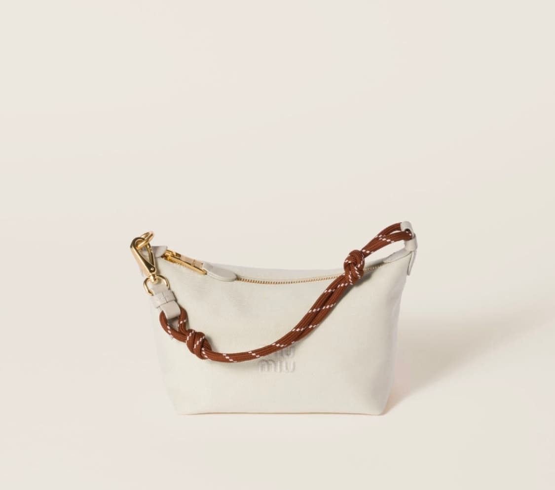 미우미우 개버딘 파우치 미니백 상품이미지1