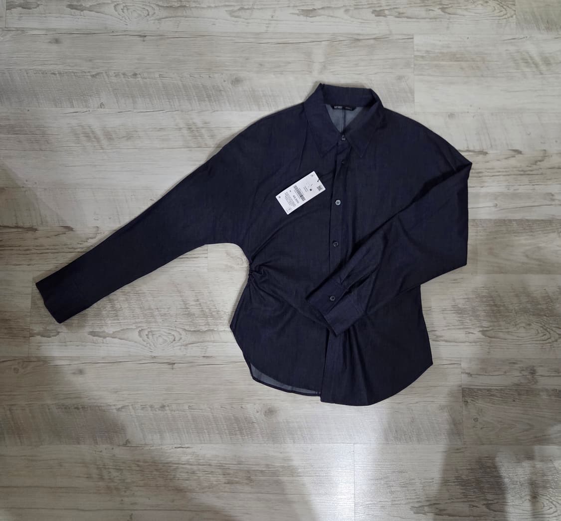 [새상품]미쏘 셔링 블라우스_MIWBLFT01B 상품이미지3