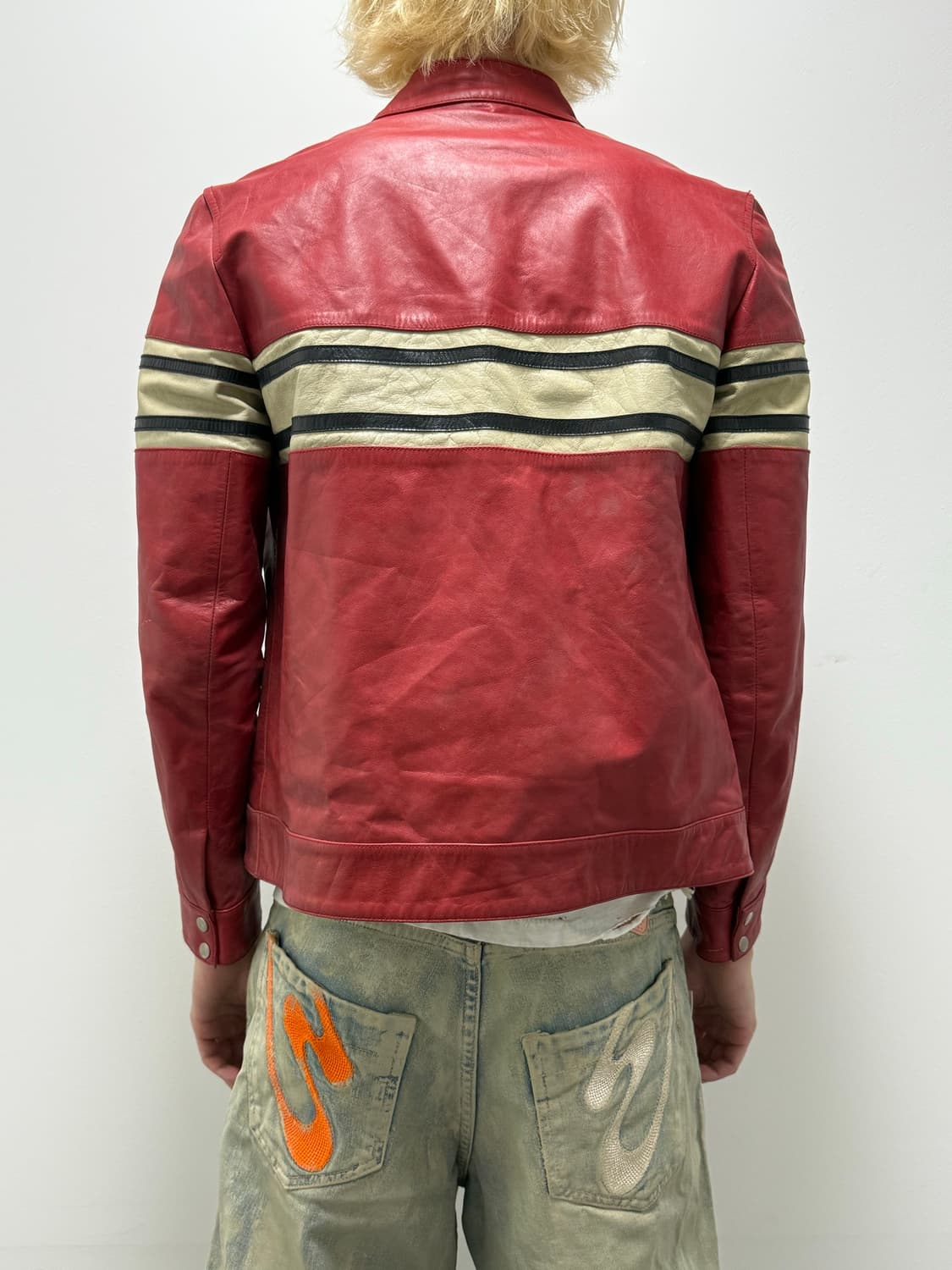 VTG TRACKSIDE LEATHER JACKET 상품이미지9