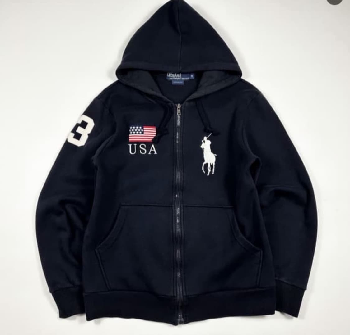 폴로 성조기 빅포니 후드집업 구합니다 상품이미지1