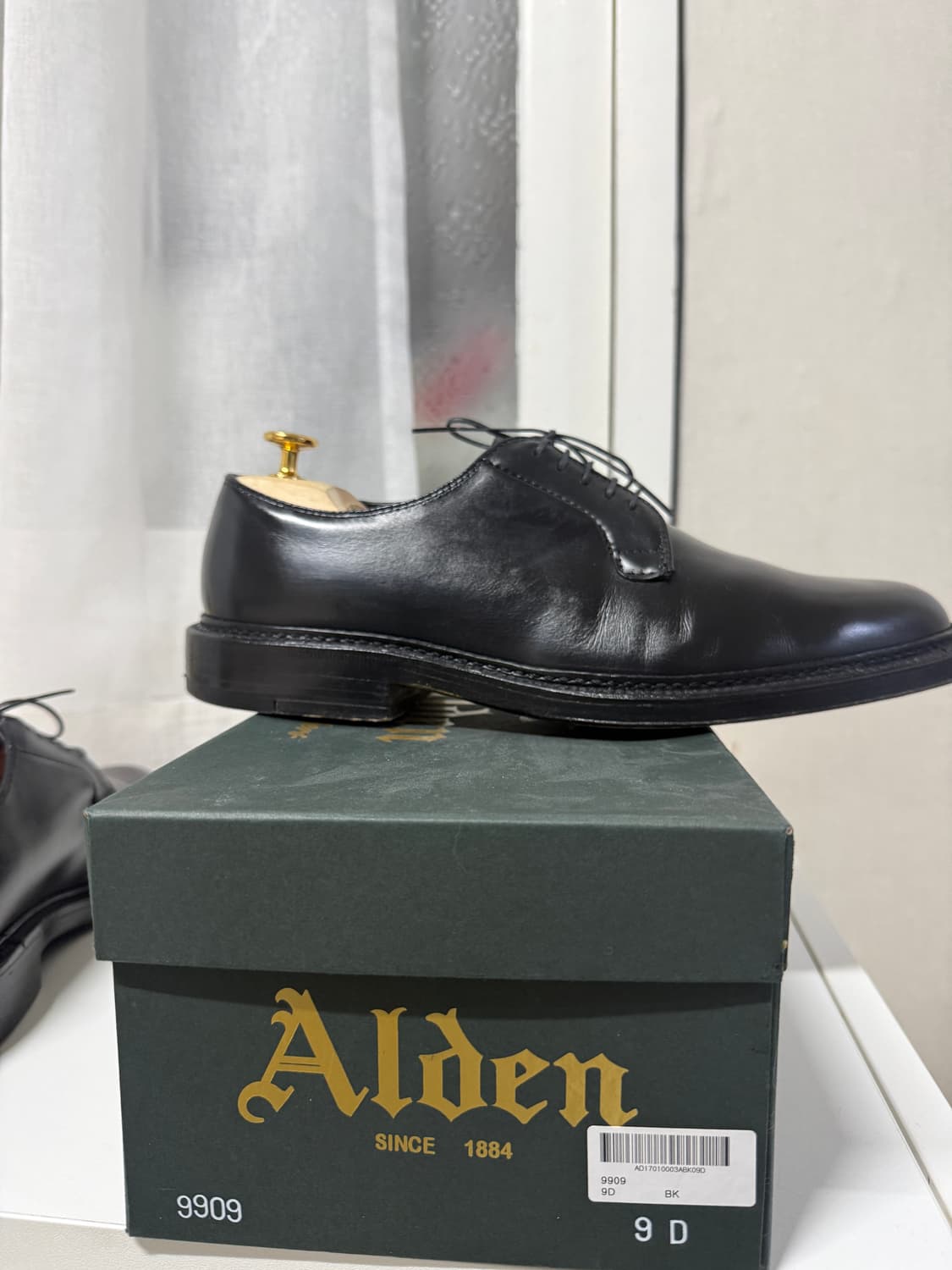 Alden 9909 / 9.0D / 카프 / 블랙 / 알든 상품이미지3