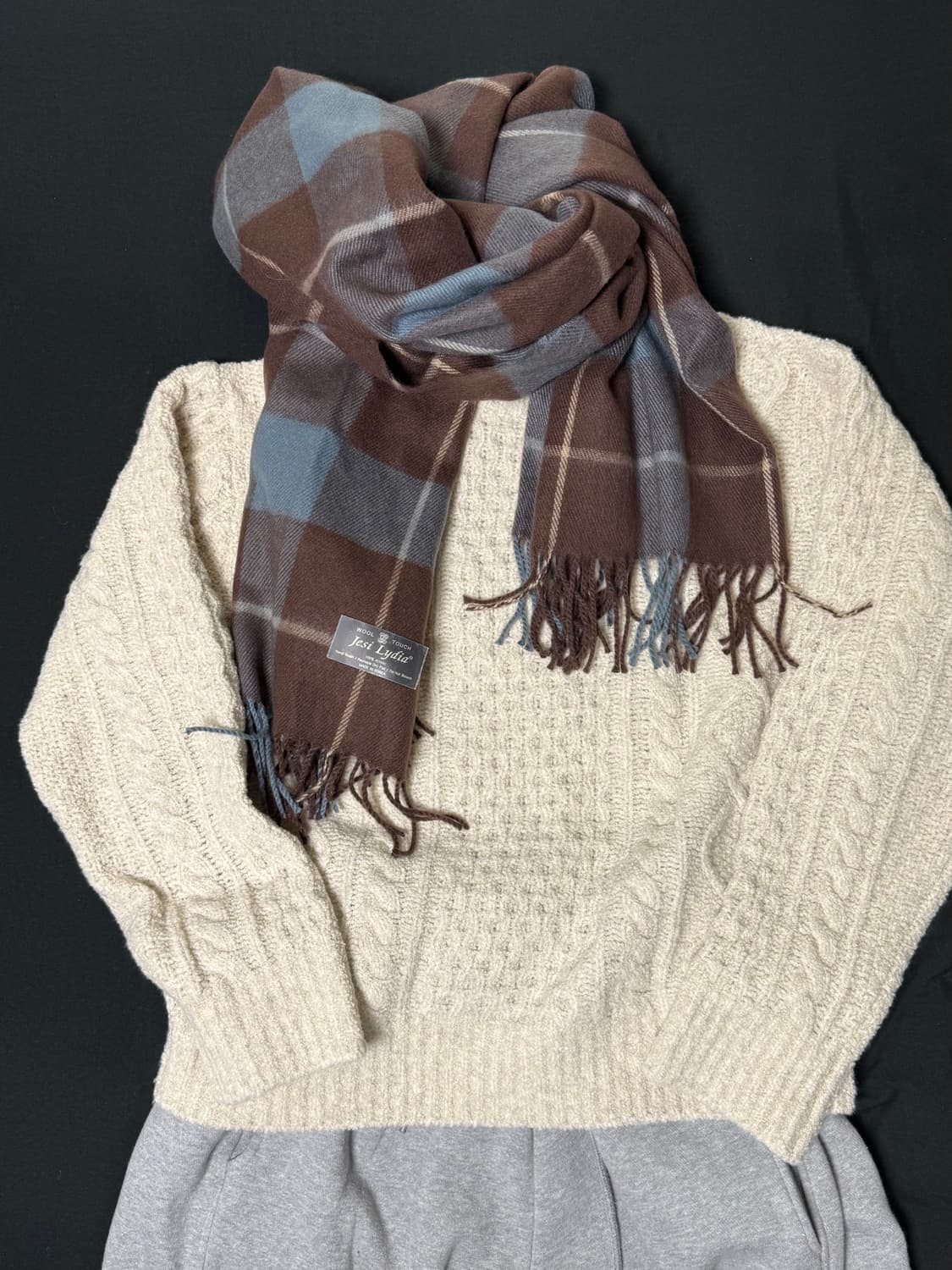 머플러, 노멜렛 니트 set 상품이미지1