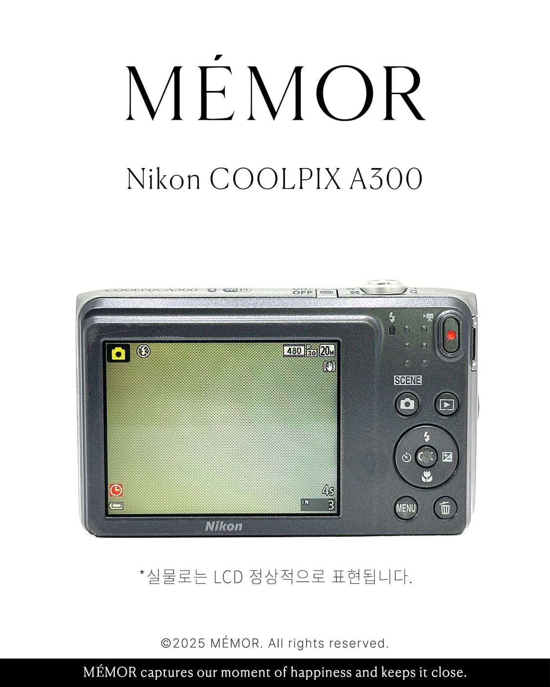 인기/소프트포커싱 기능 탑재✨Nikon COOLPIX A300 니콘 디카 상품이미지5