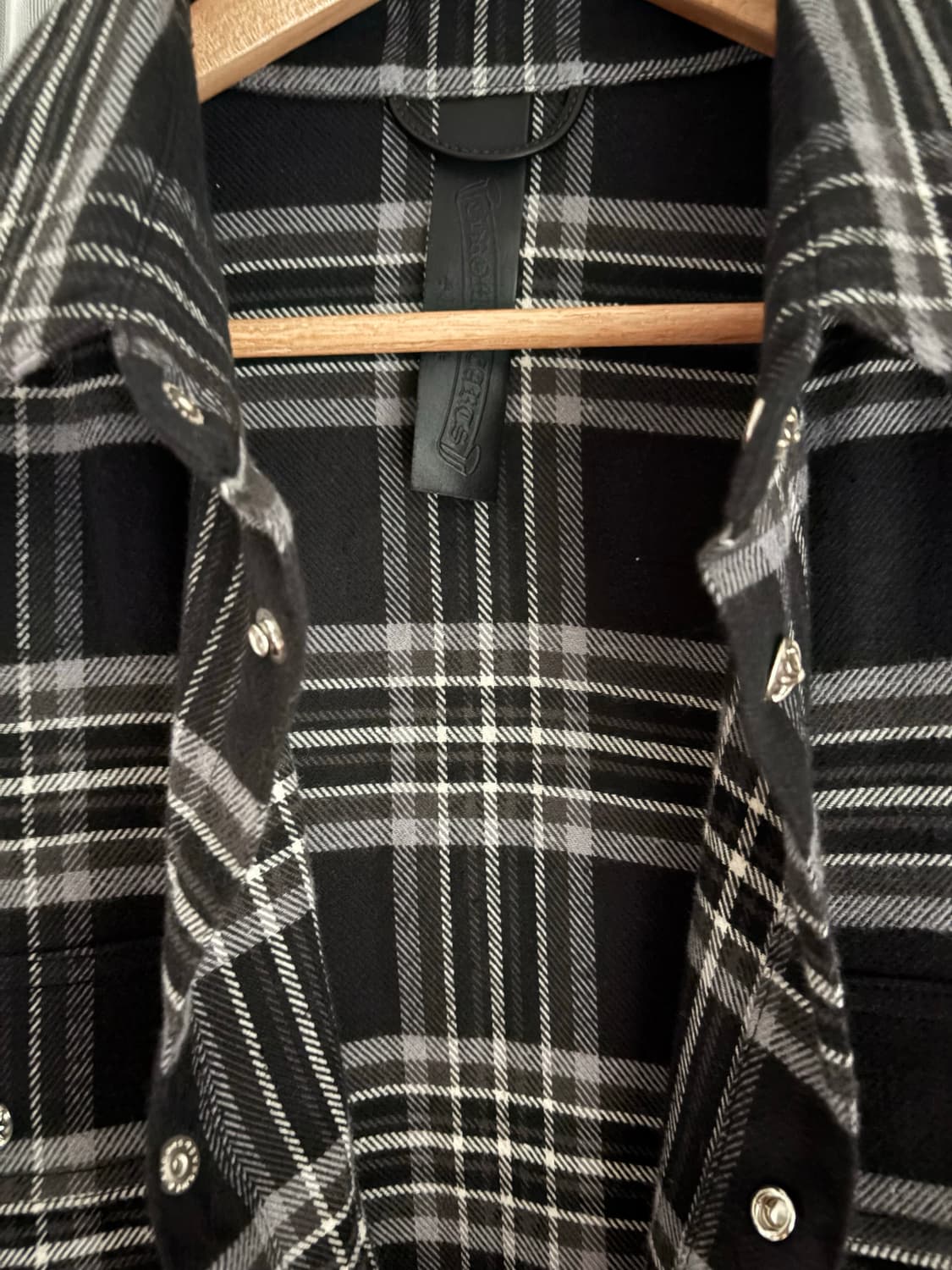 크롬하츠 체크 워크독 셔츠 XL 상품이미지5