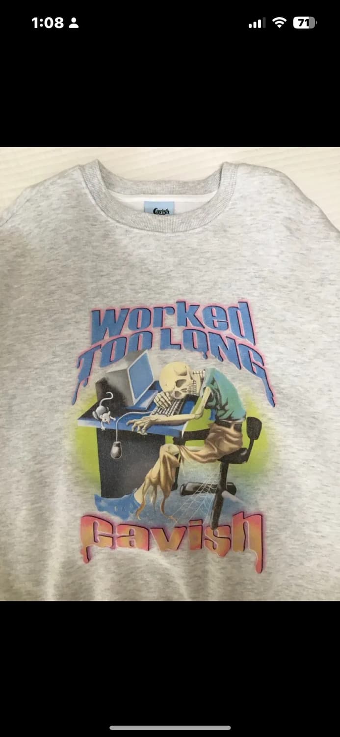 카비시 맨투맨 상품이미지1