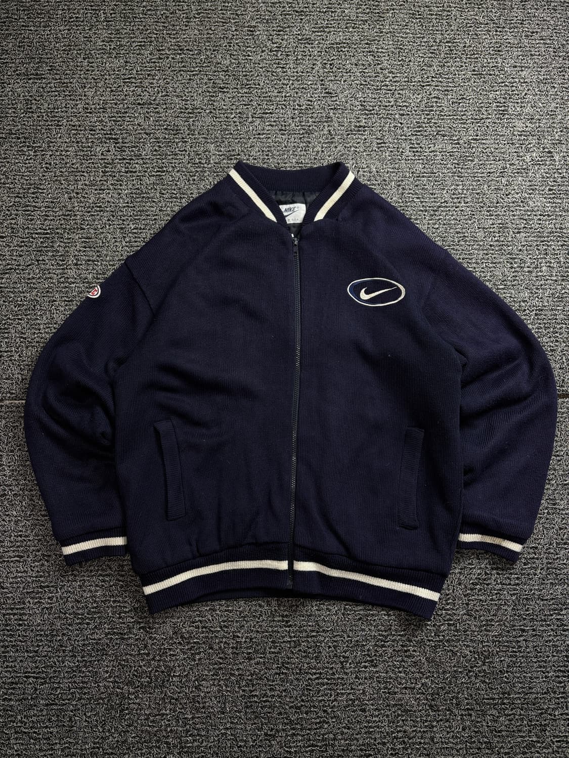 90s 나이키 빅로고 올드스쿨 바시티 자켓 1864 상품이미지2