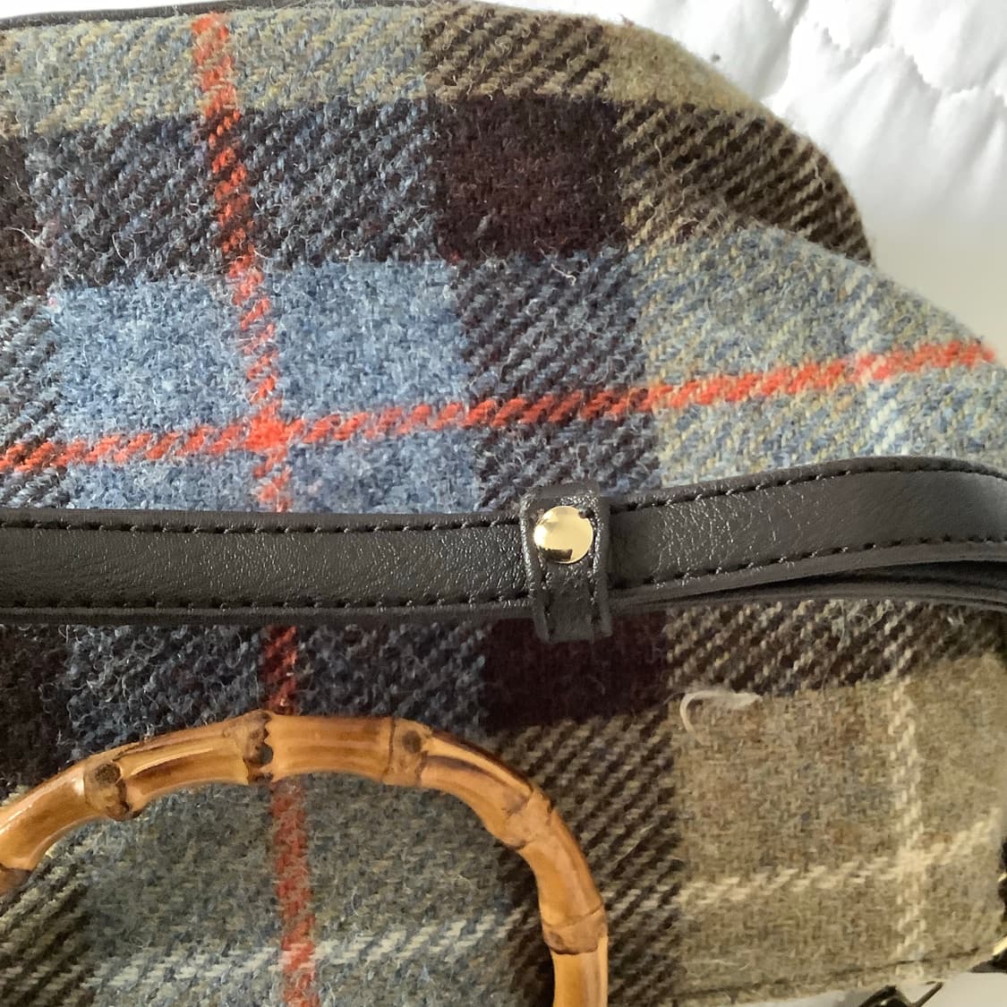 closshi 일본 빈티지 해리스 트위드 숄더백 상품이미지8