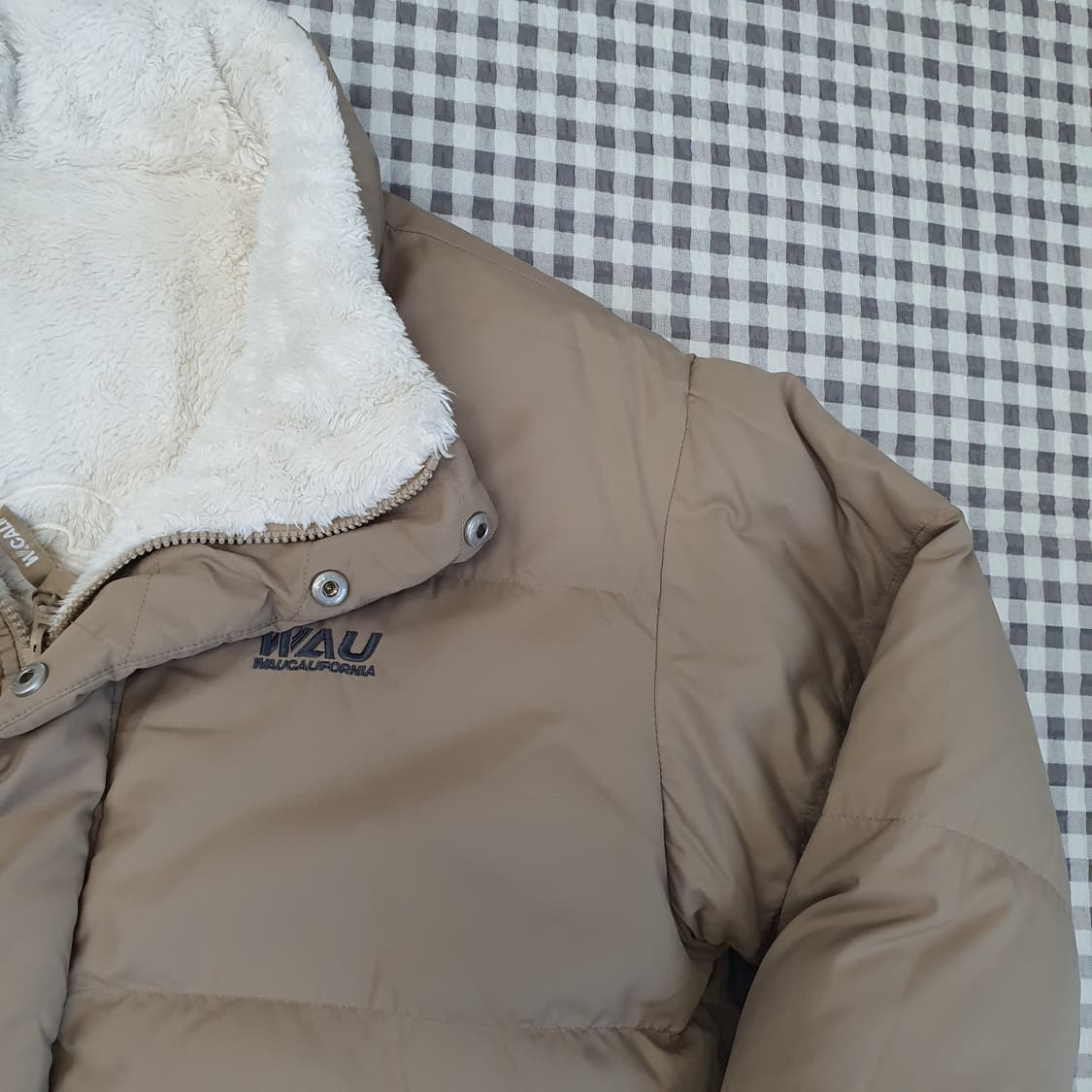 후아유 오리털 양면 점퍼 남자95~100 상품이미지3