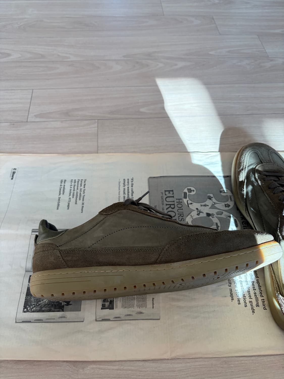 [S급/풀박스] 마시모두띠 독일군 스웨이드 스니커즈 (275/43) 상품이미지4