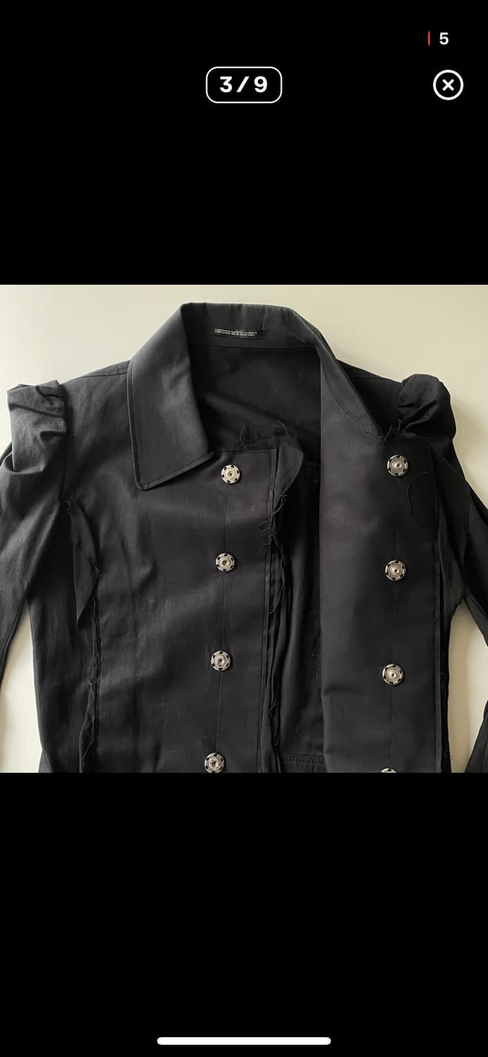 요지야마모토 숄더 퍼프 자켓 상품이미지3