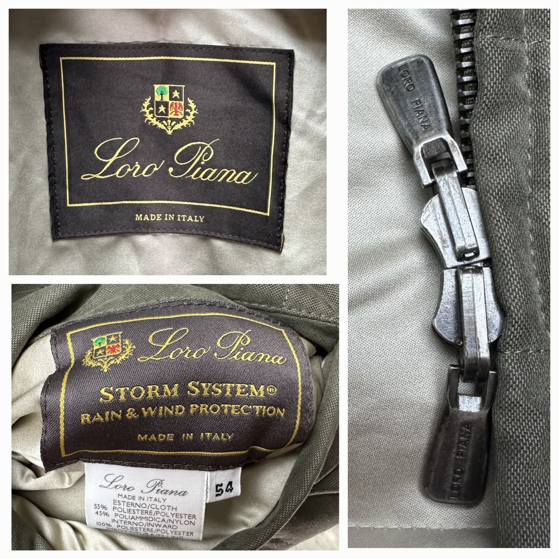 로로피아나 스톰시스템 베스트 54사이즈(105~110) 민트급 판매 상품이미지5