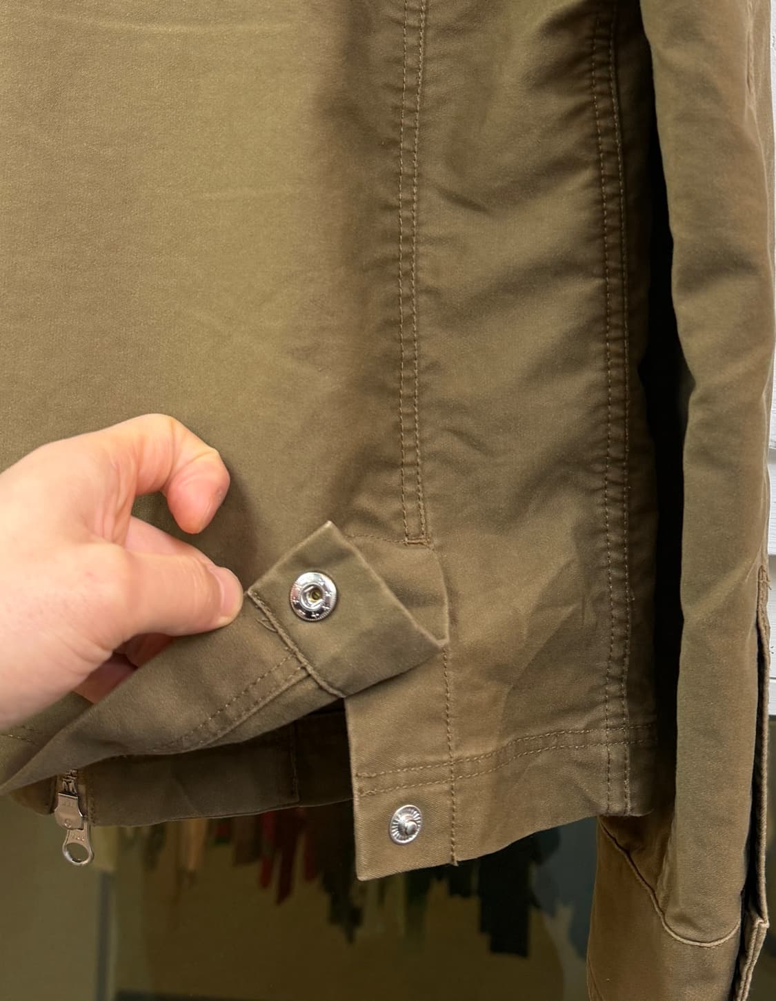 Purple&Yellow 후드 내장 필드자켓 M 상품이미지5