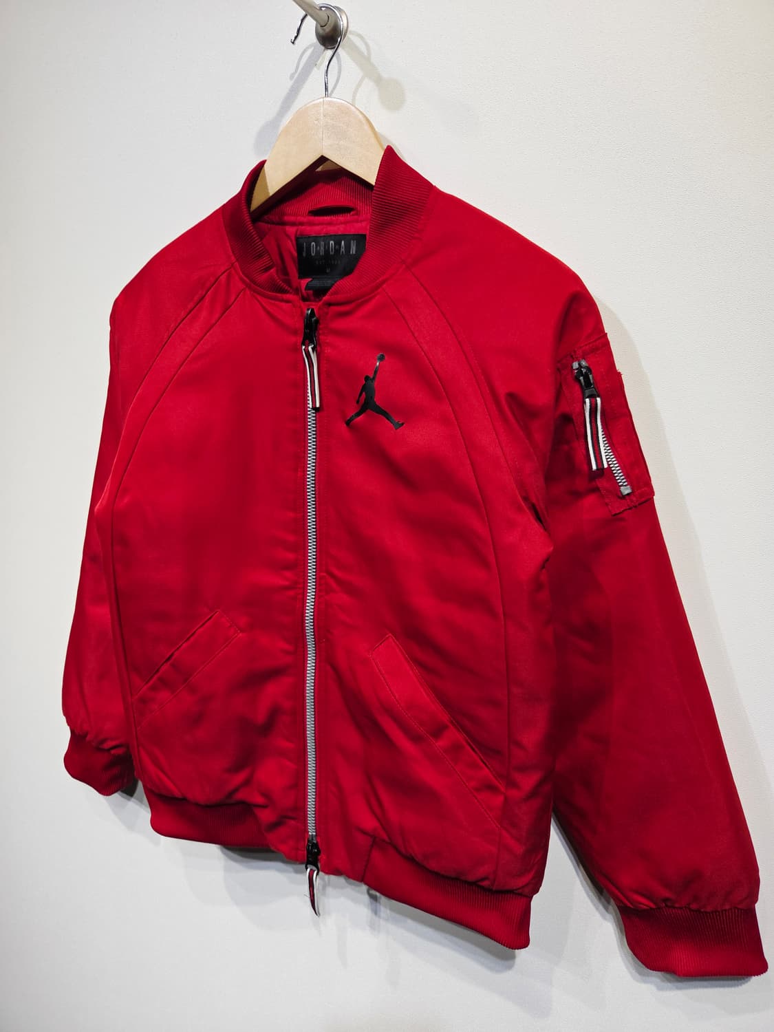조던 레드 봄버 자켓_M 상품이미지5