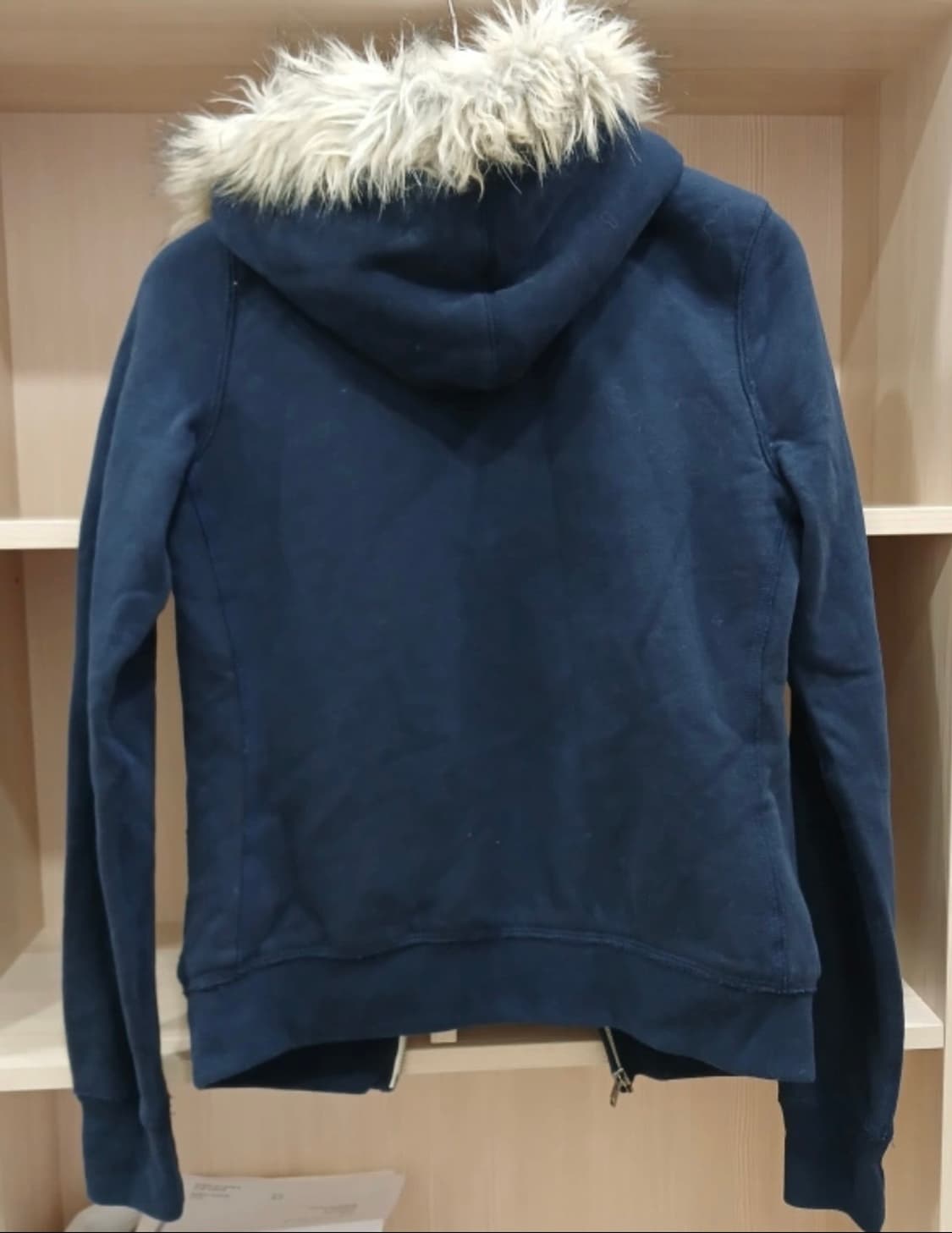 아베크롬비 울프죠 후드집업 네이비 딱붙 상품이미지2