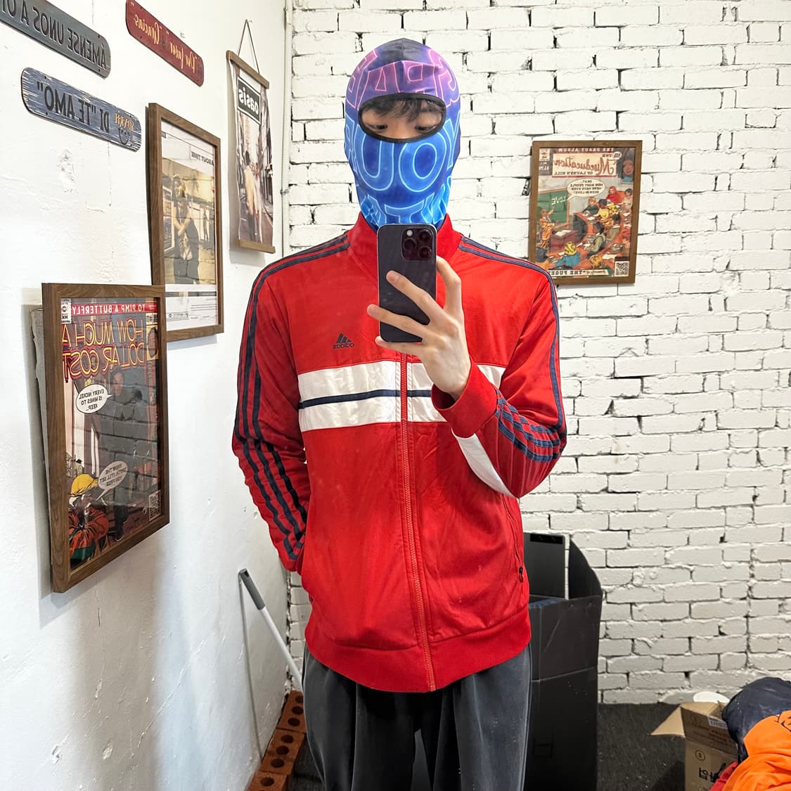 아디다스 구형 삼선 트랙탑 져지 상품이미지2