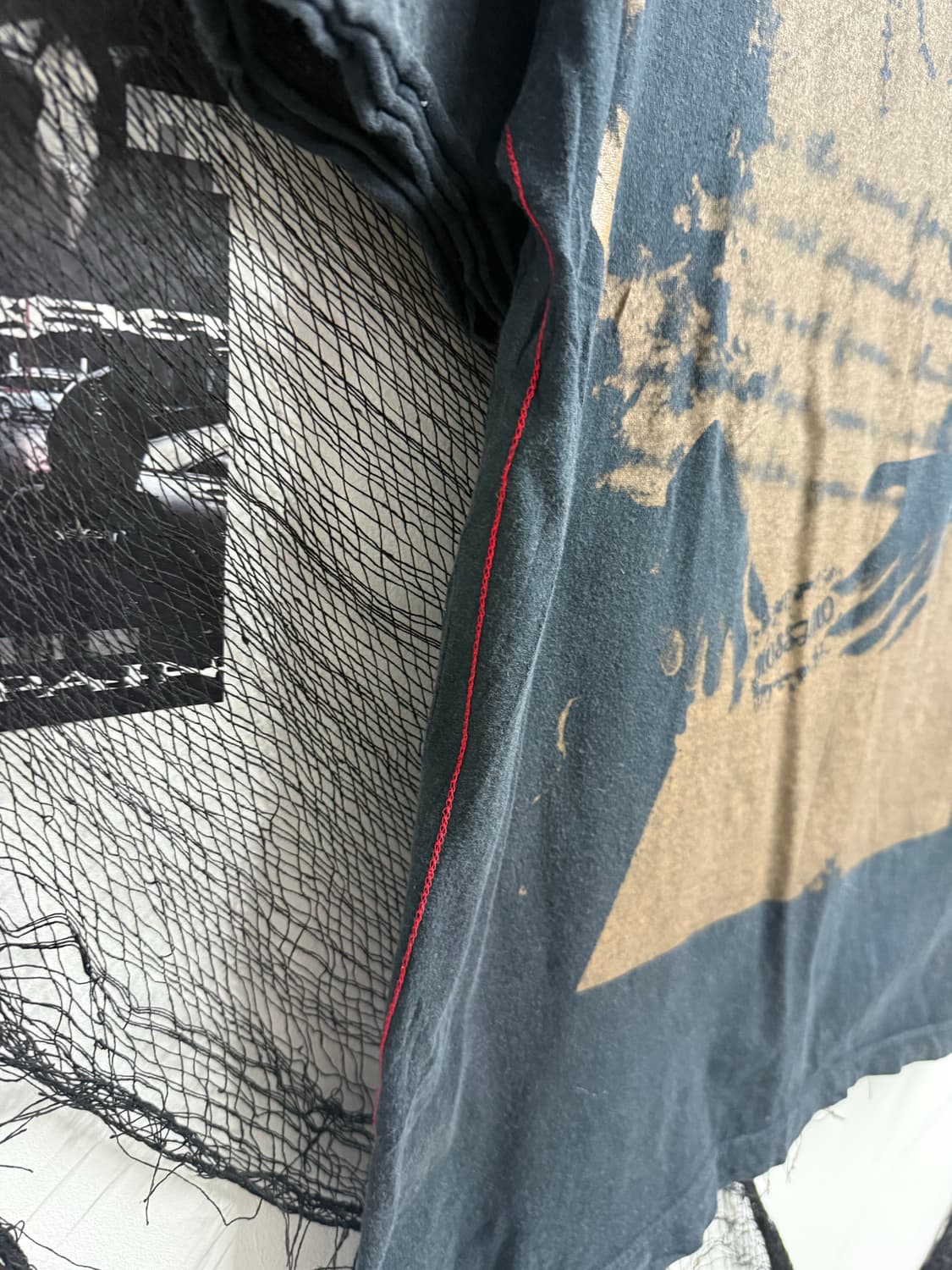 Grunge mood printing halfsleeve 상품이미지4