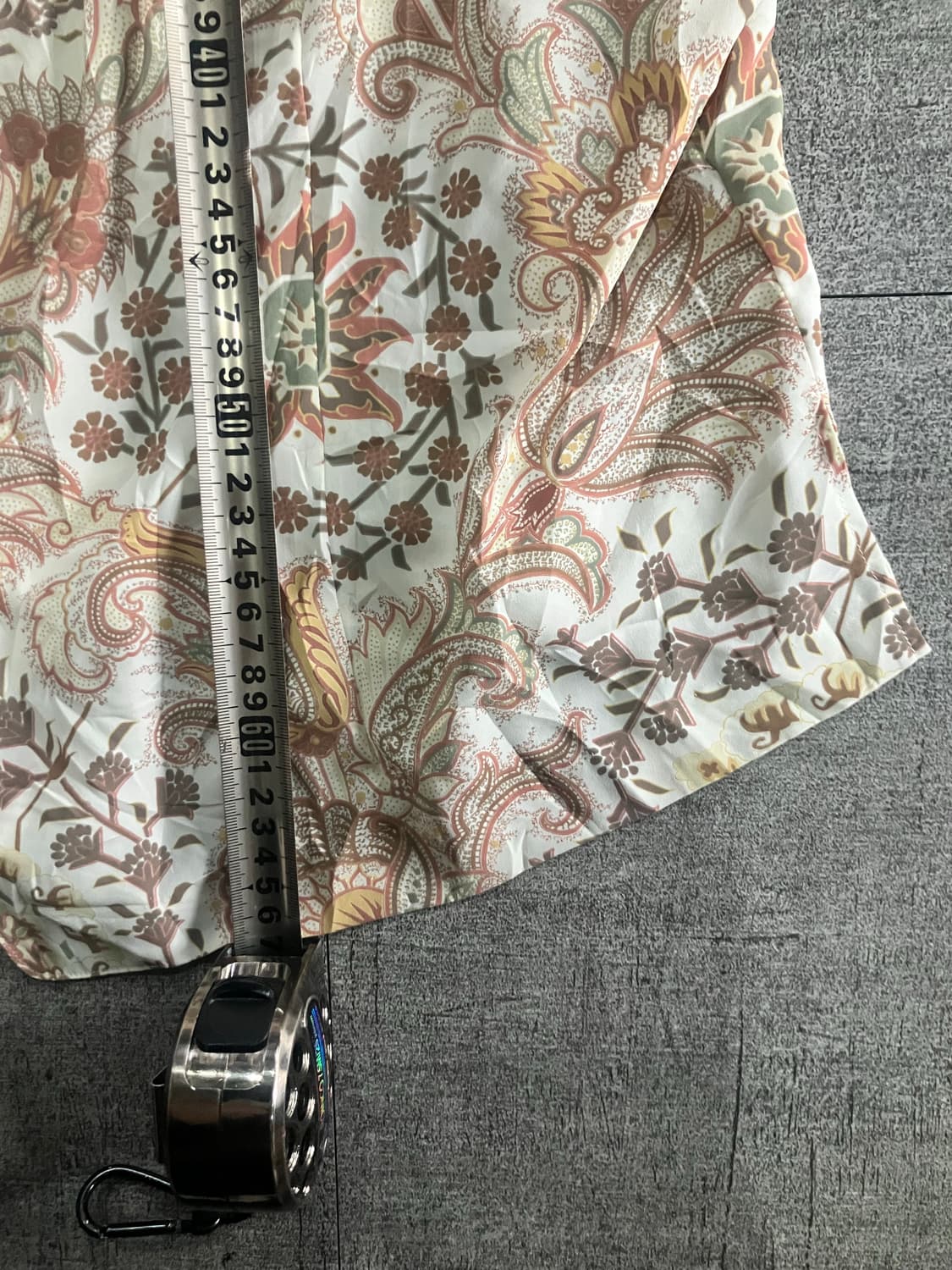 일본빈티지 Pastora 오리엔탈보헤미안 반팔셔츠 상품이미지3