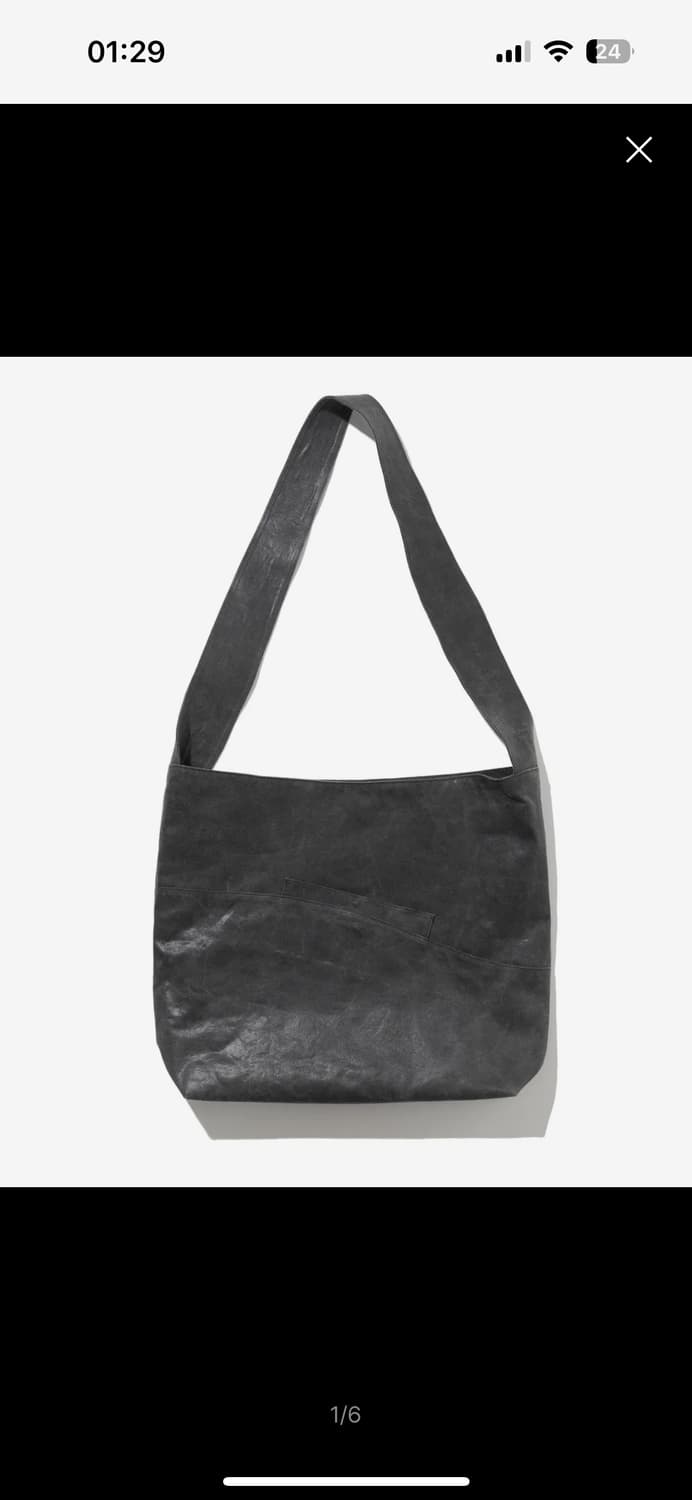 밀로 아카이브 크랙 스웨이드 백 차콜색 (단종) 상품이미지2