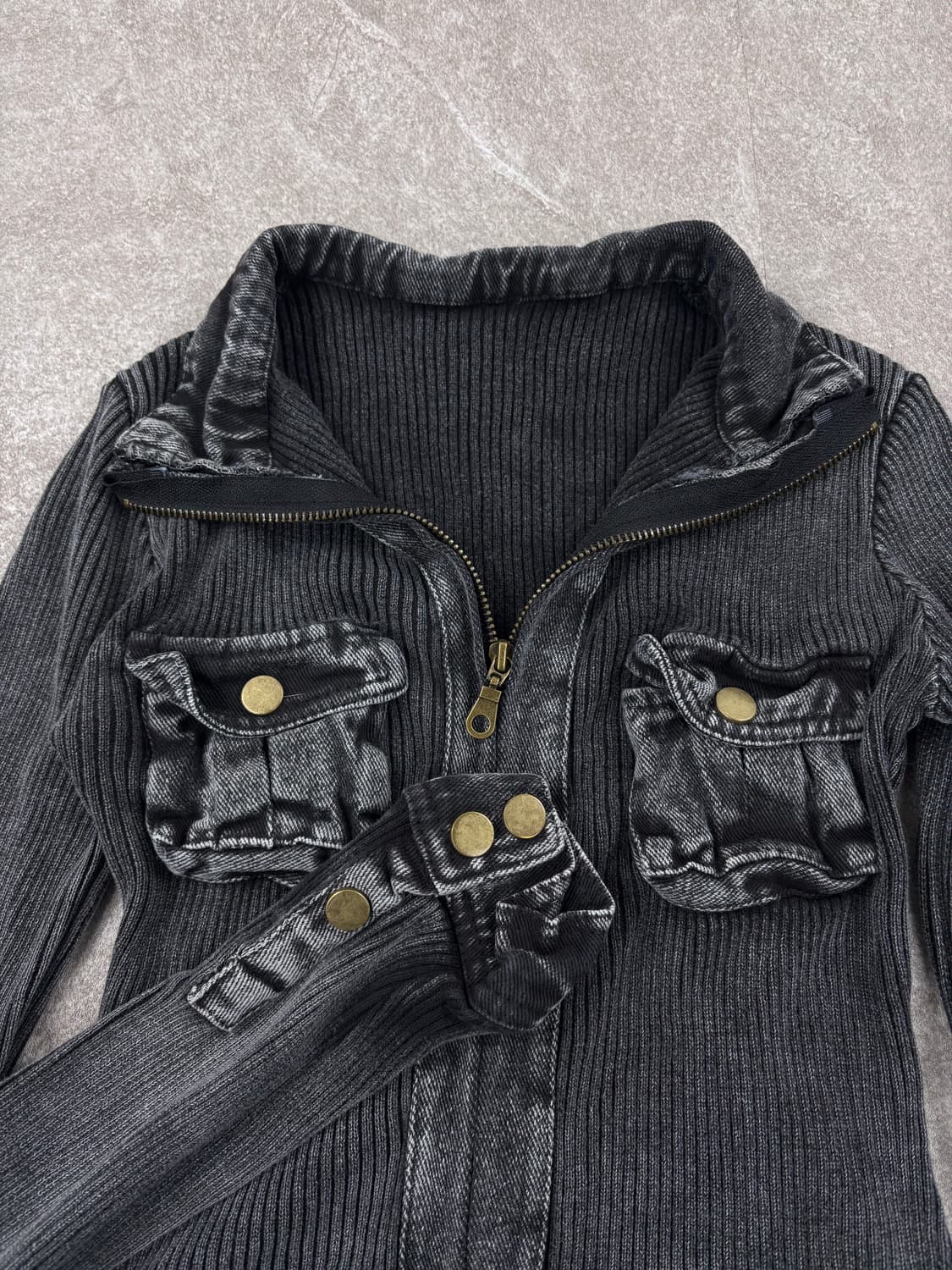 Vintage Knit Zip-up   상품이미지2