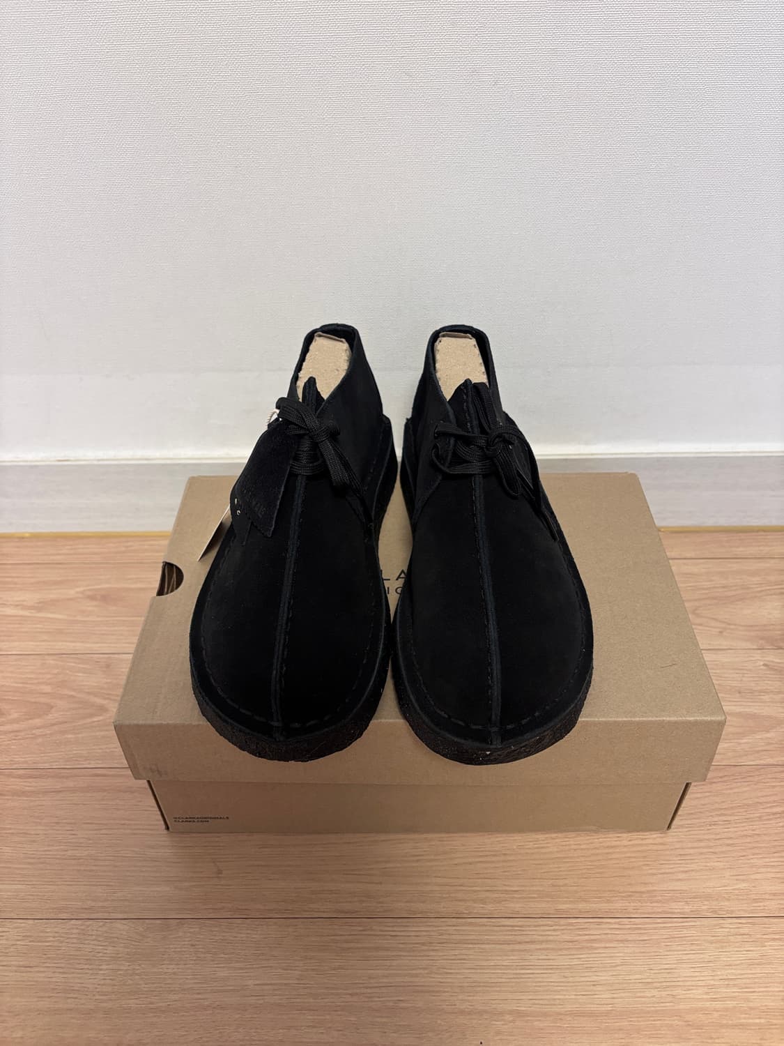 새상품) 240 클락스 데저트 부츠 블랙 스웨이드 상품이미지3