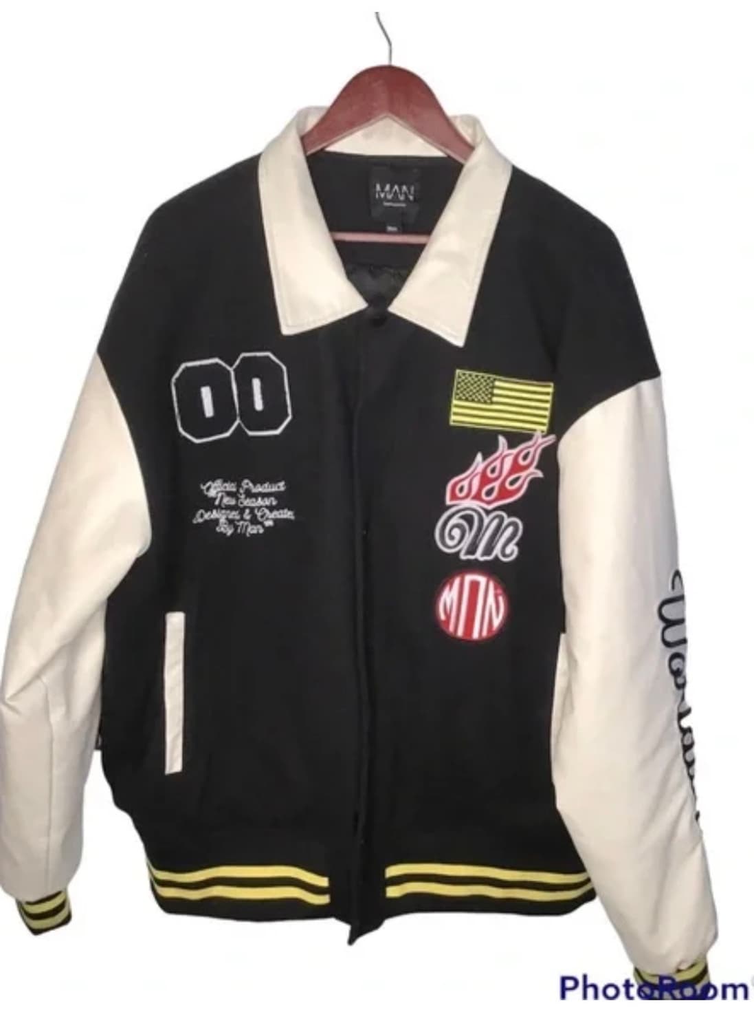 Boohoo varsity jacket 상품이미지1