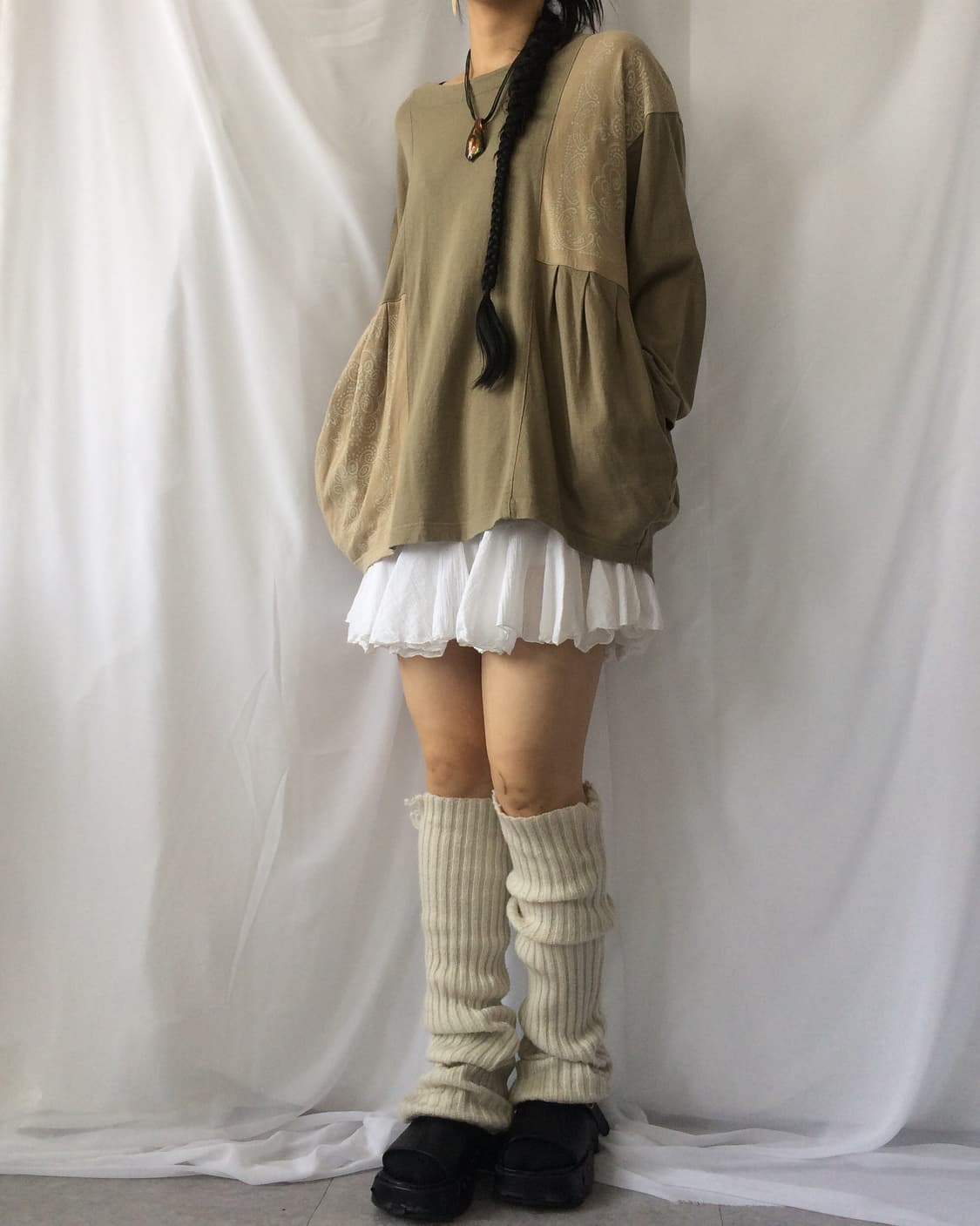 Oriental mood balloon fit onepiece 상품이미지7