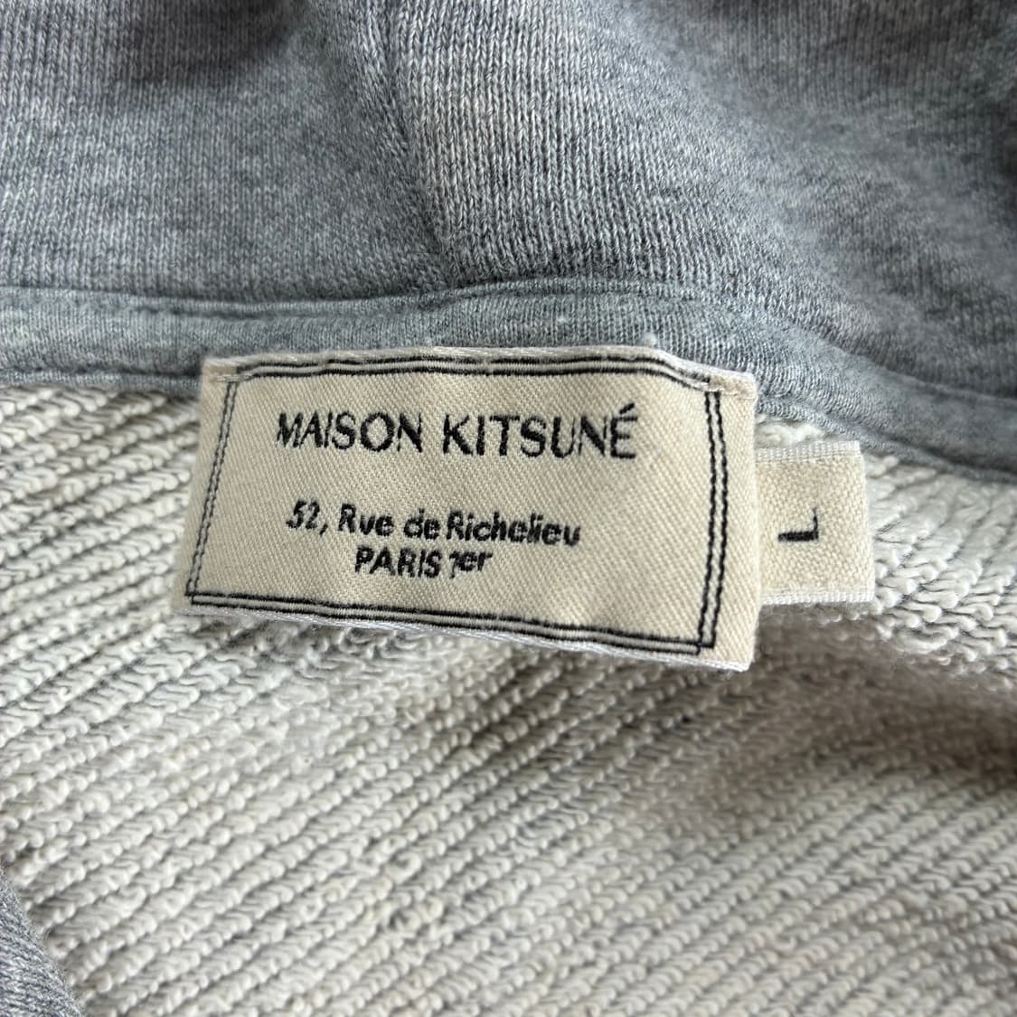 Masion kitsune 메종키츠네 더블폭스헤드 후드티 상품이미지4