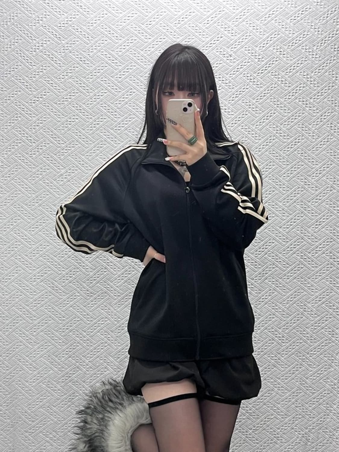 아디다스 빈티지 마샬아츠 검골 져지 집업 XXL C10389 상품이미지1