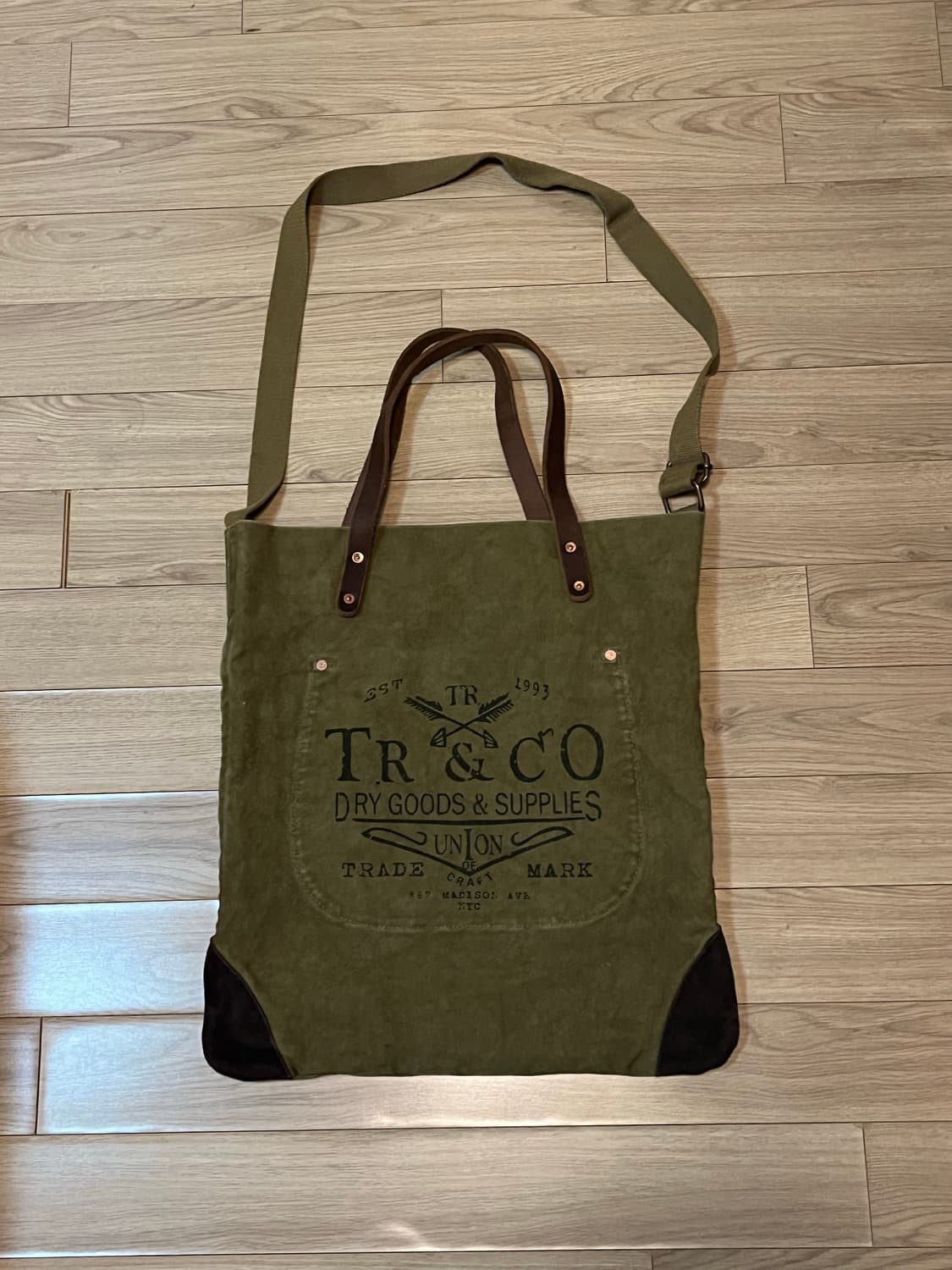 빈티지 밀리터리 유틸리티  토트백 상품이미지1