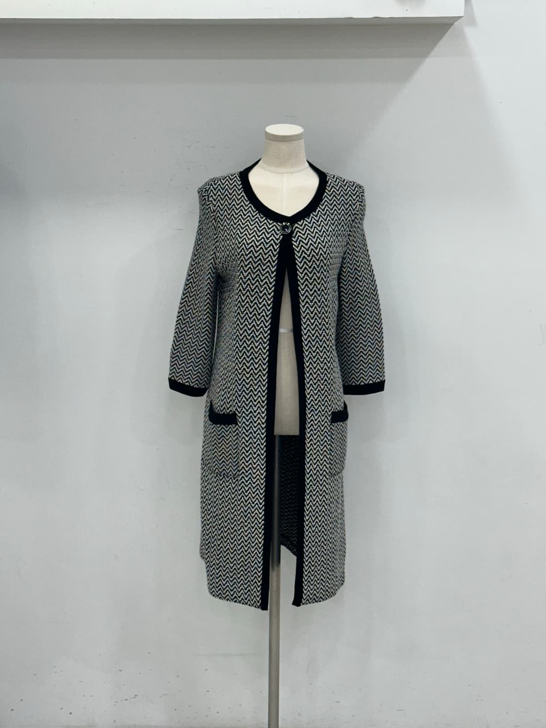 센존 니트 롱 자켓 상품이미지1