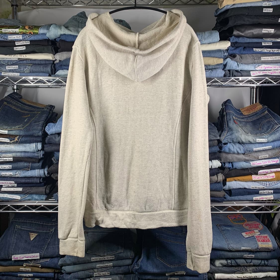 [표기 S, 실측 M] GAP 스펠아웃 니트 후디 상품이미지3