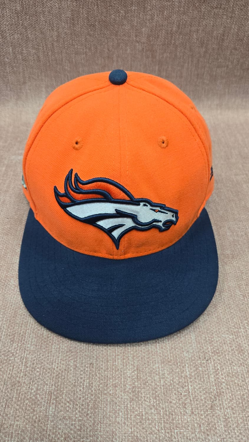 덴버 브롱코스 모자 남성용 오렌지 7 1/4 핏 NFL 뉴 에라 풋볼 상품이미지1