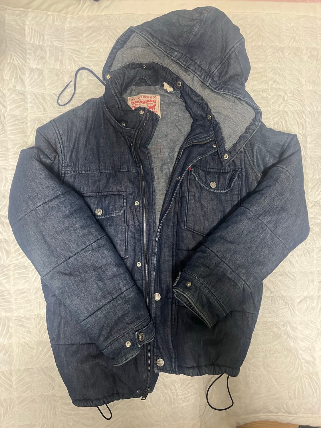 리바이스 인디고 데님 패딩 푸퍼 상품이미지1