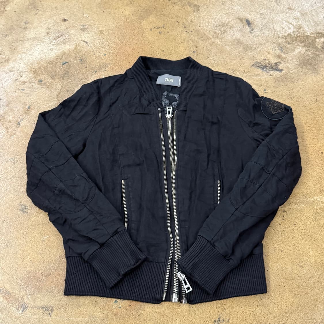 [정품/S] 자딕앤볼테르 봄버 자켓 블랙 b13 상품이미지2