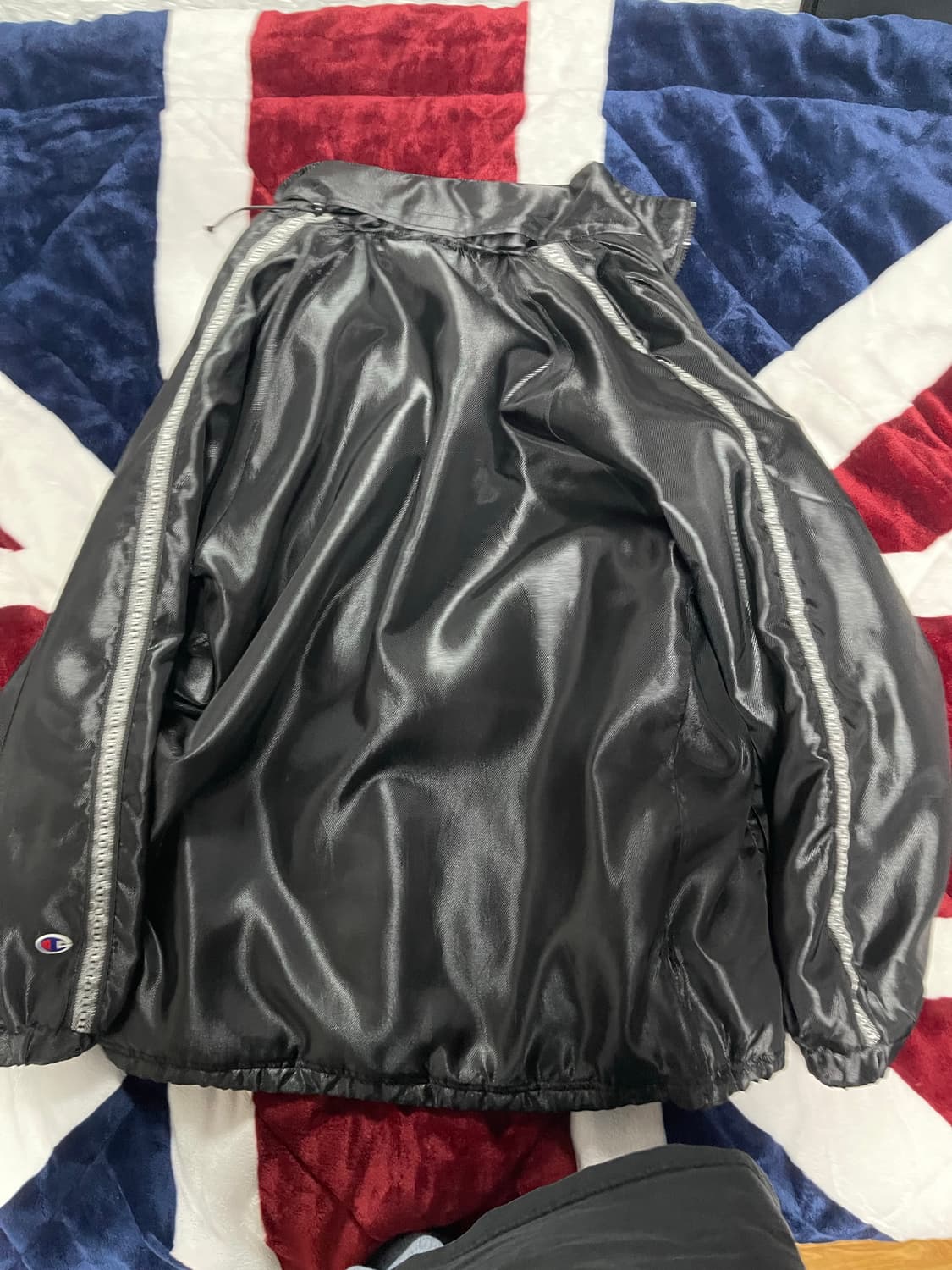 챔피온 블랙 누빔 퀼팅 자켓 상품이미지3