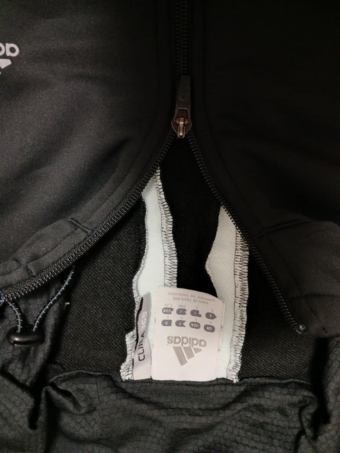 아디다스 그레이 탭 후드집업 져지 상품이미지3