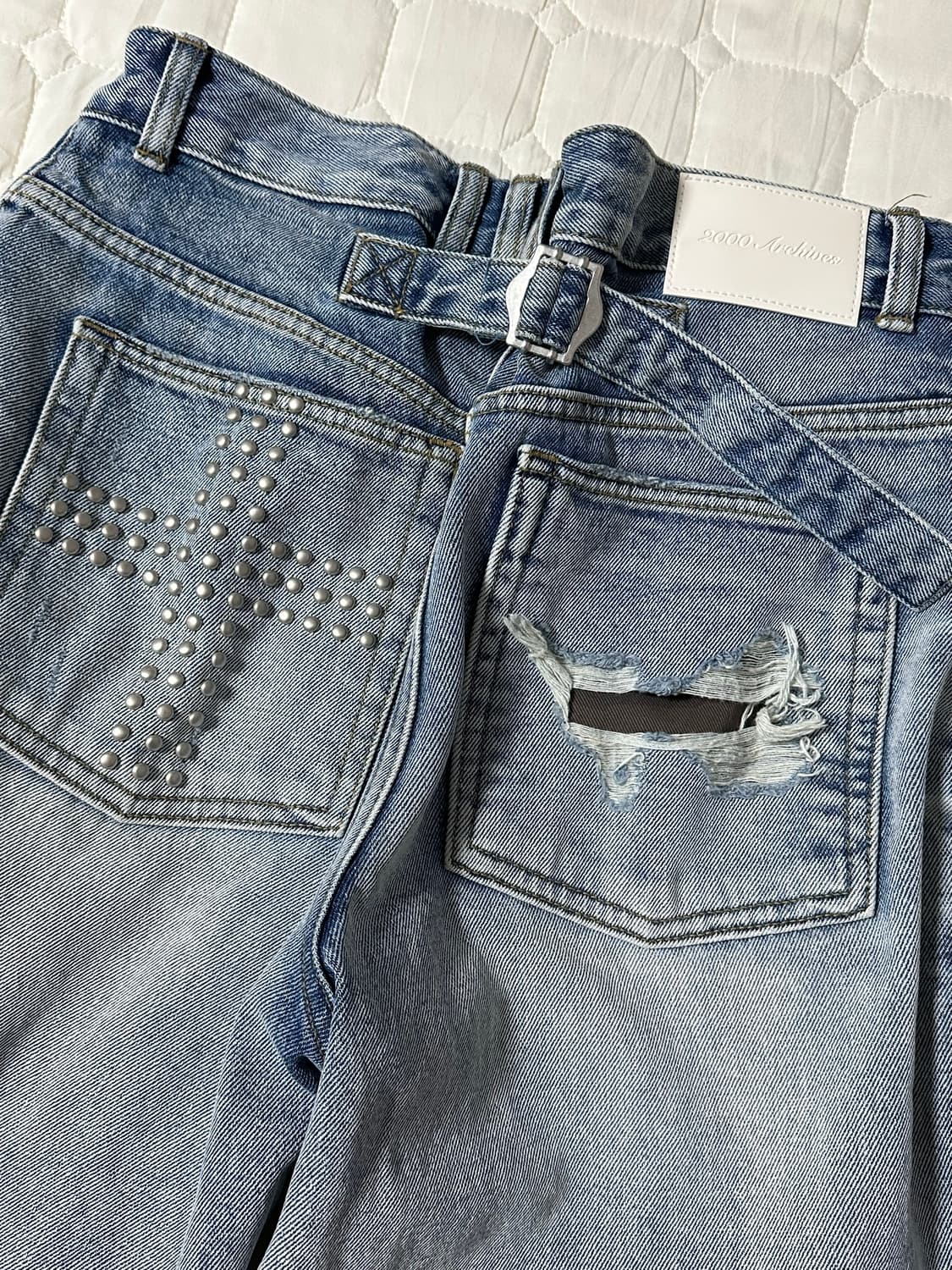 2000아카이브스 SNYDER WIDE DENIM (BLUE) 상품이미지1