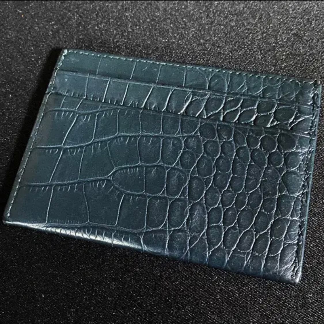 [정품] DAKS 닥스 크로커다일패턴 소가죽 카드지갑 상품이미지3