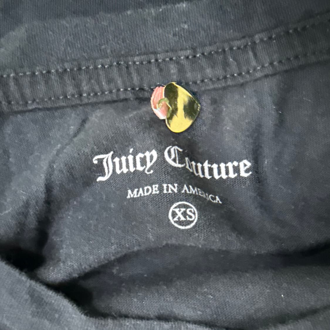 XS 쥬시 꾸뛰르 여성 빅로고 반팔티 0316T 상품이미지3