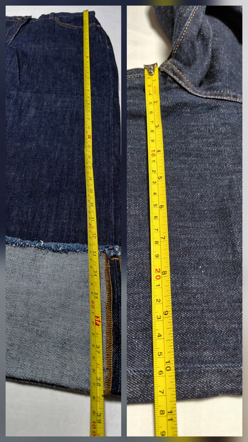 (무료배송) 세미쿠튀르(SEMICOUTURE) 와이드 턴업 생지 데님 상품이미지10