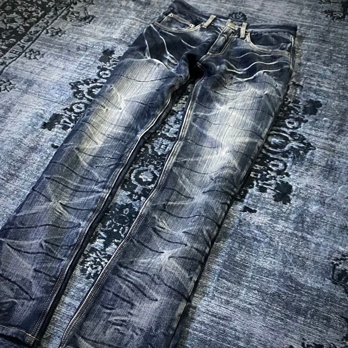 Y2K Mood Indigo Washed Pants 상품이미지2