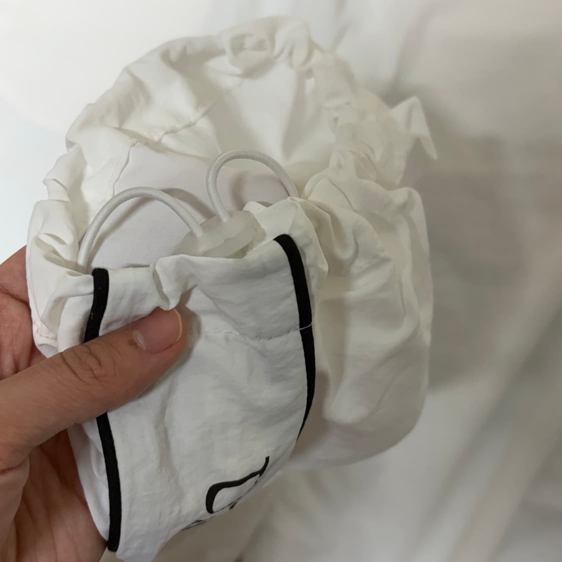 마뗑킴 스펠 트랙팬츠 화이트 상품이미지3