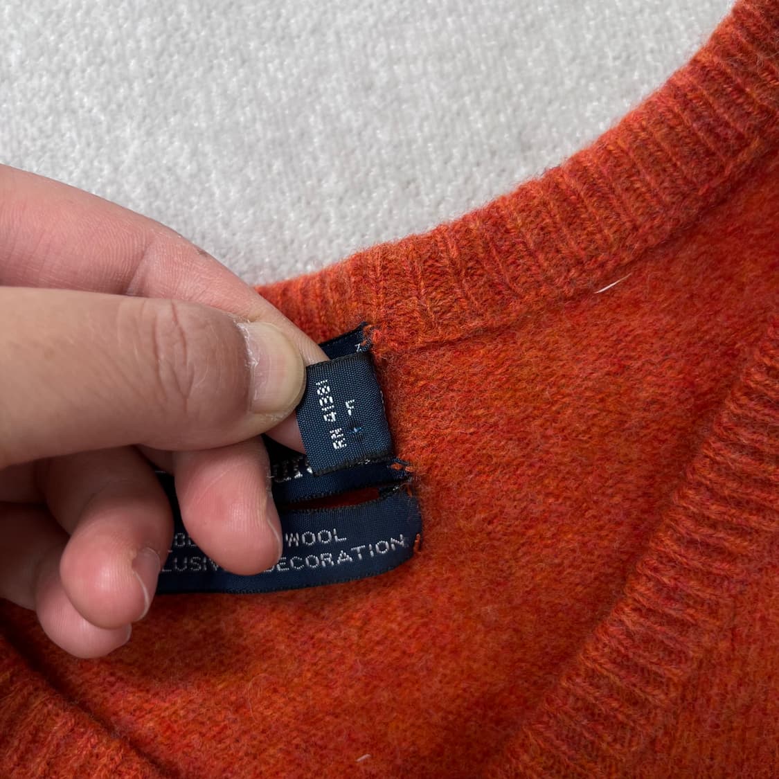 95 폴로 랄프로렌 램스울 브이넥 니트 상품이미지3