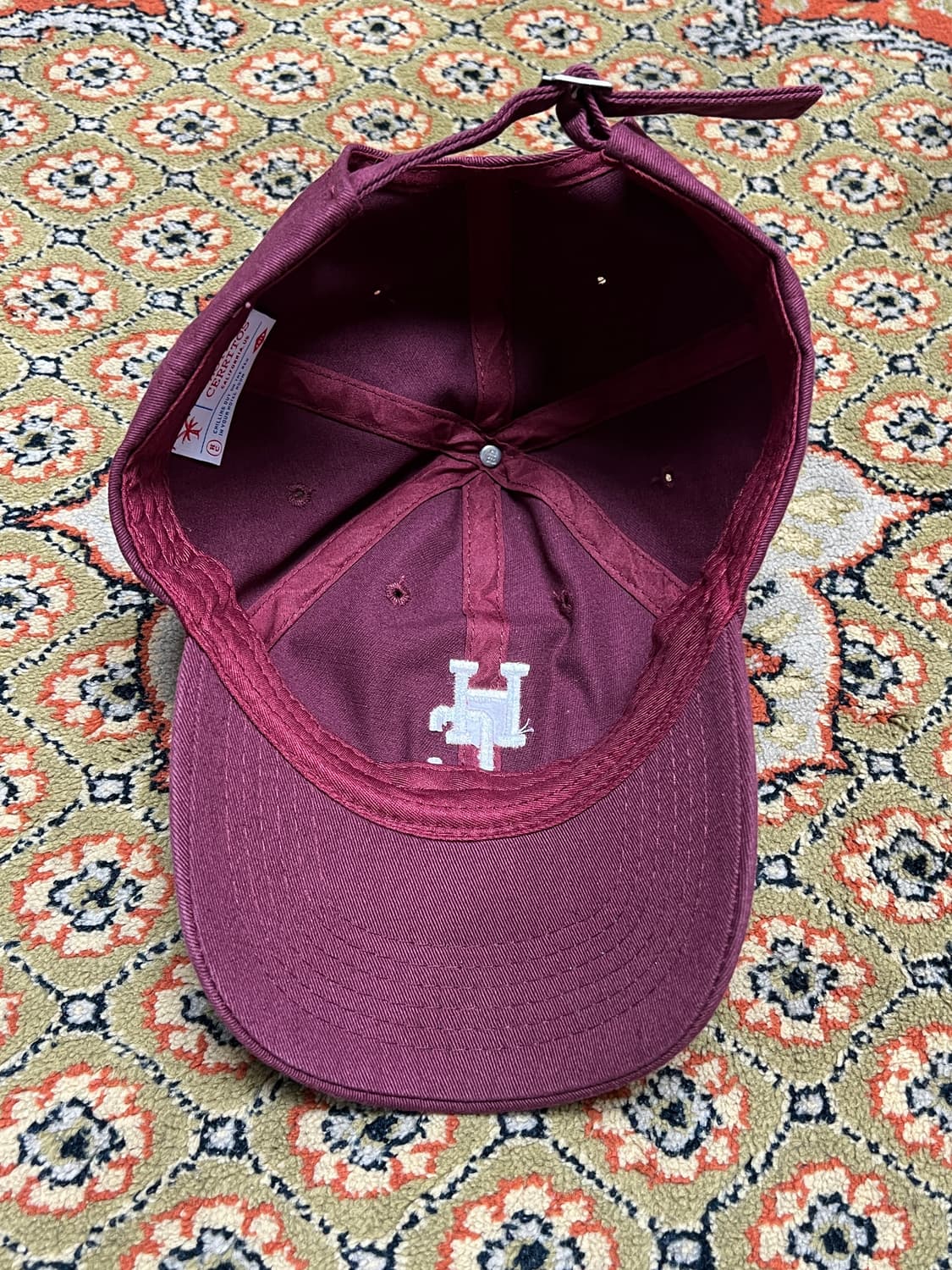 [OS] 호텔 세리토스 버건디 볼캡 상품이미지4