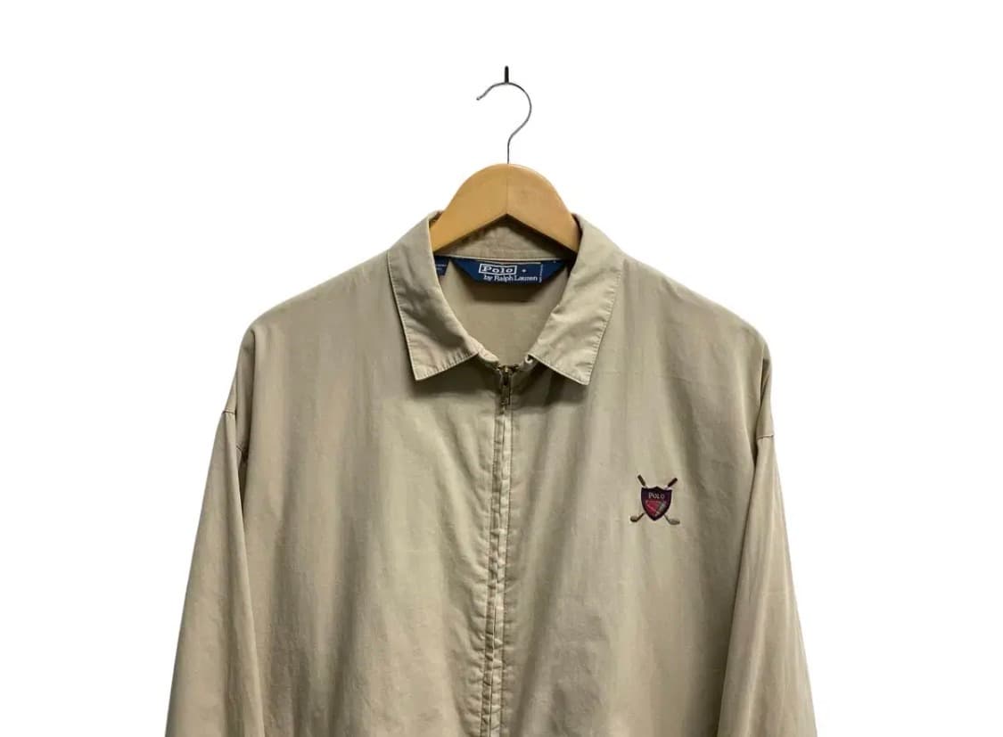 폴로 랄프로렌 스윙톱 블루종 자켓 베이지 L 상품이미지3