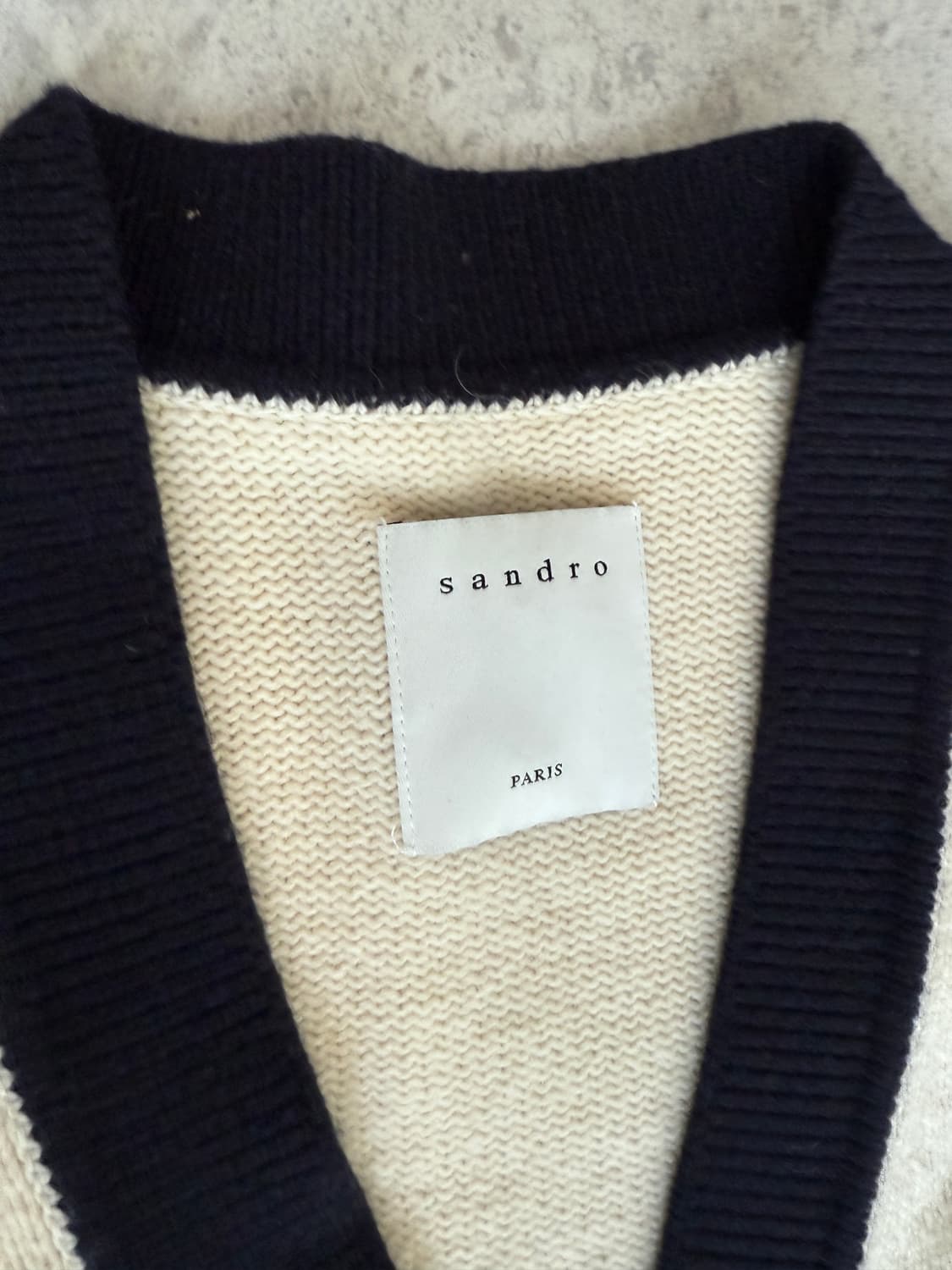 산드로 로고 가디건 상품이미지7