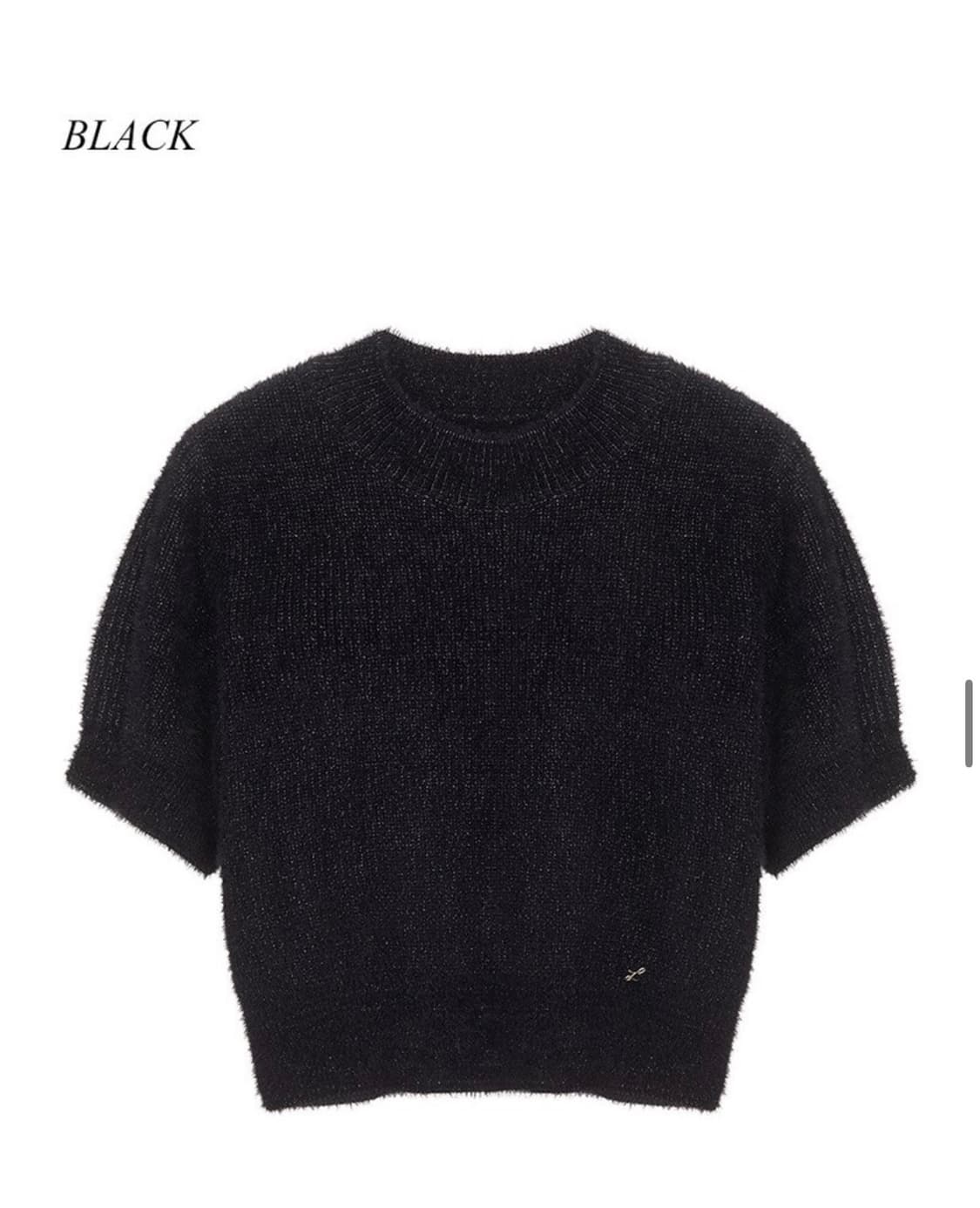 루에브르 Fluffy Short Sleeve Knit Top + Arm  상품이미지3