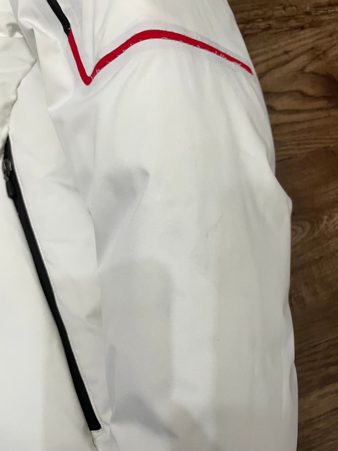 미즈노 MIZUNO 스노우기어 다운 패딩 자켓 화이트 상품이미지5