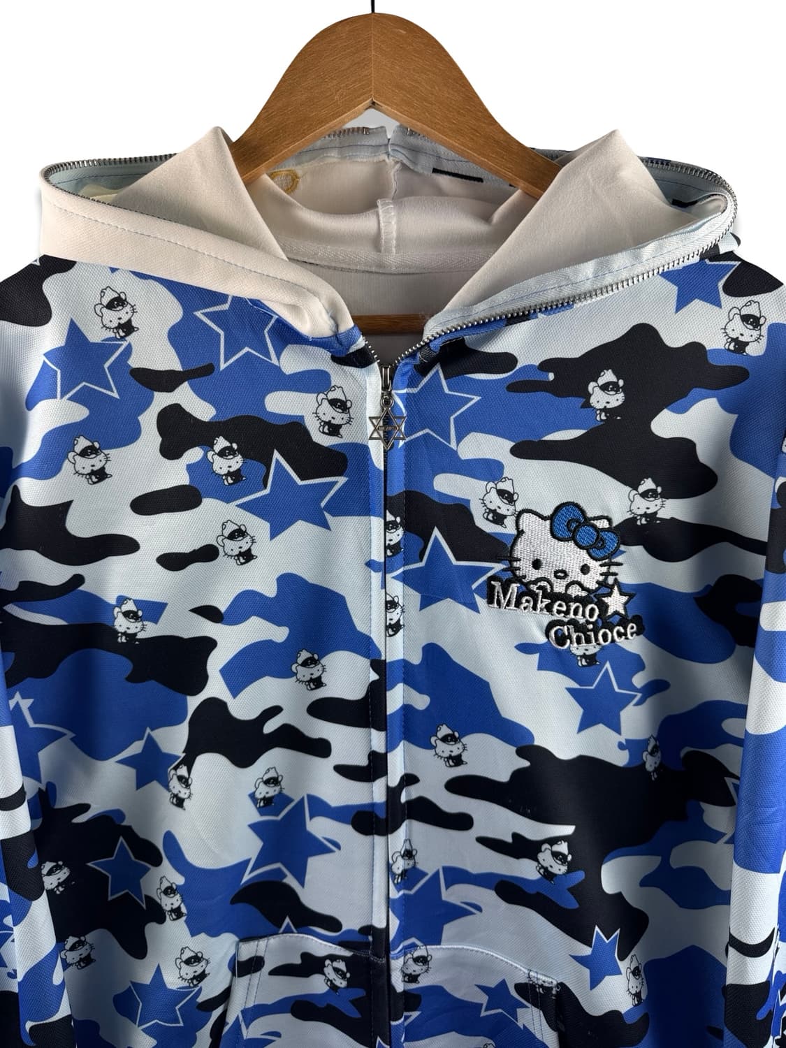 헬로키티 스타블루카모 풀후드집업2722 상품이미지3